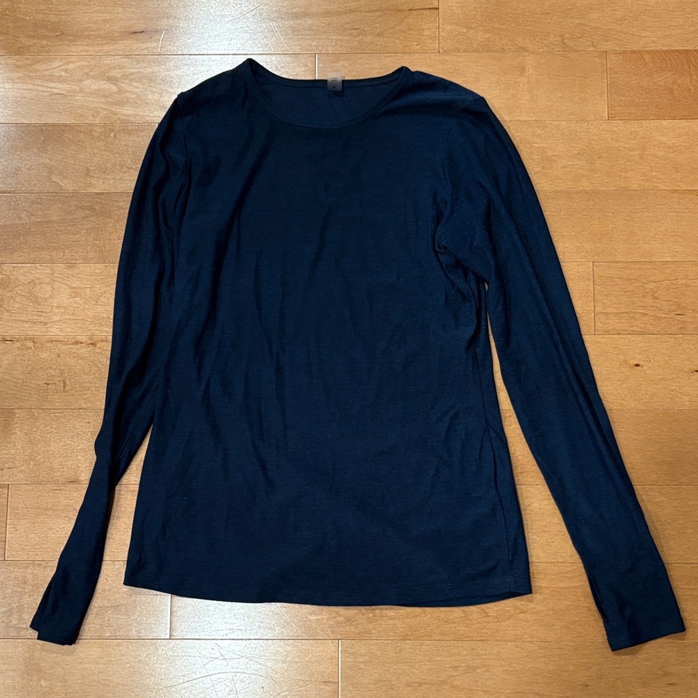 Classic Navy Long Sleeve Top